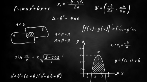 方程式 数字 黑板 图形 科学 简单