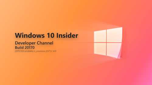 Windows 10 Insider 201704